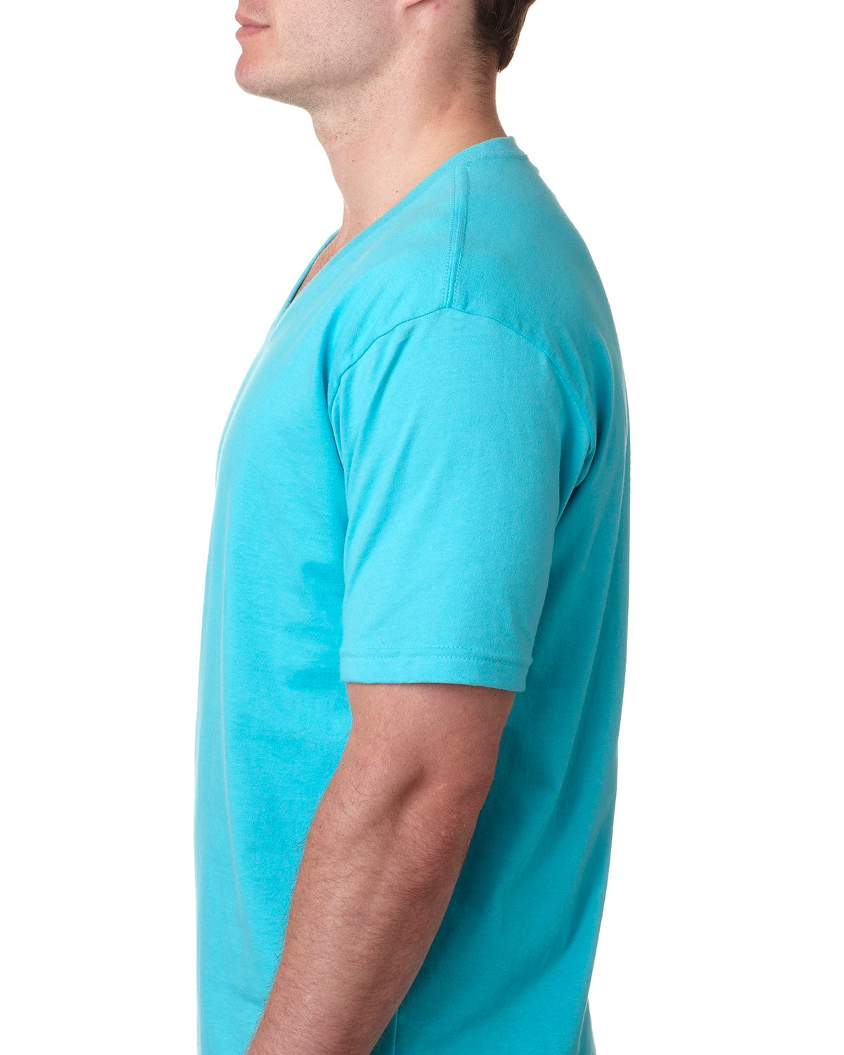 Men's Cotton V - Tahiti Blue
