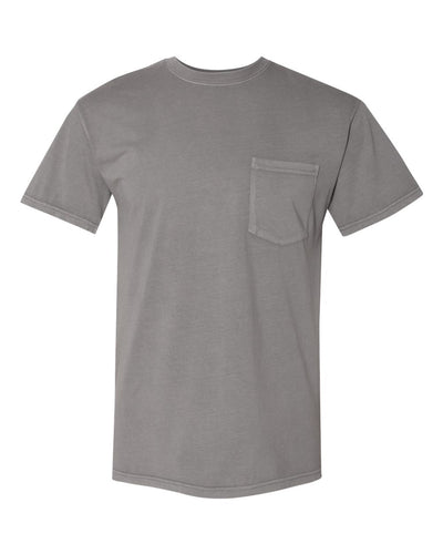 Unisex Inspired Dye Crew with Pocket - Lead