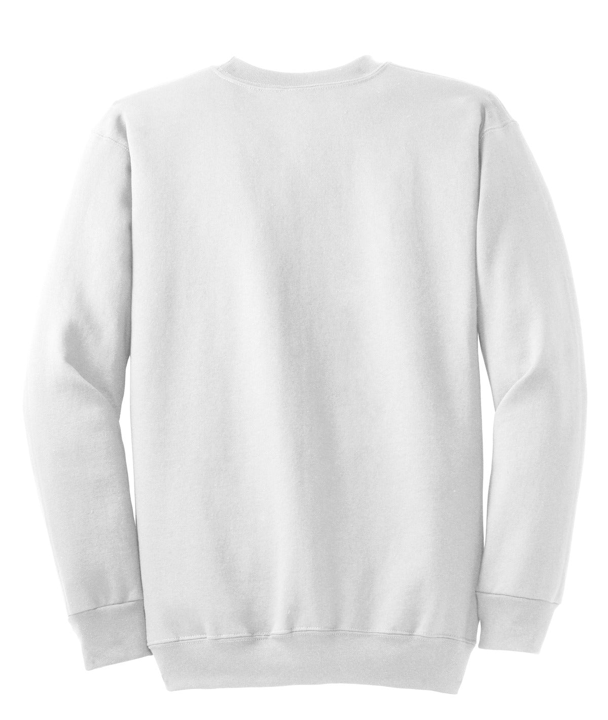 Unisex Tall Essential Fleece Crewneck Sweatshirt - White