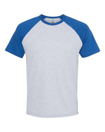 Next Level 3650 Royal/ Heather Grey — front