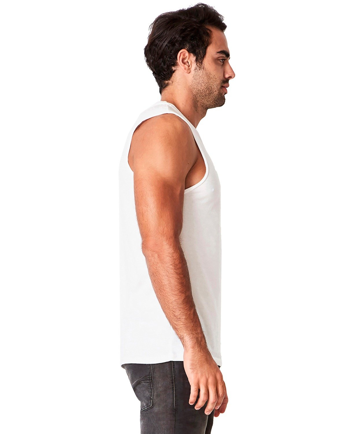 Men's Muscle Tank - White