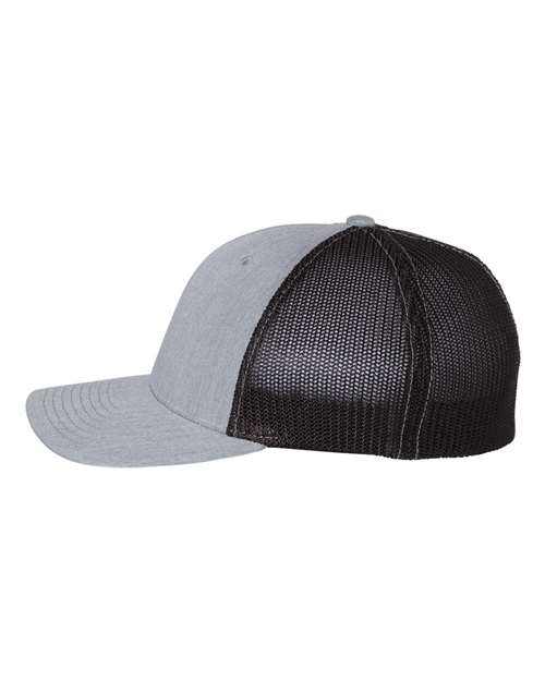 Richardson 110 Heather Grey/ Black — direct side