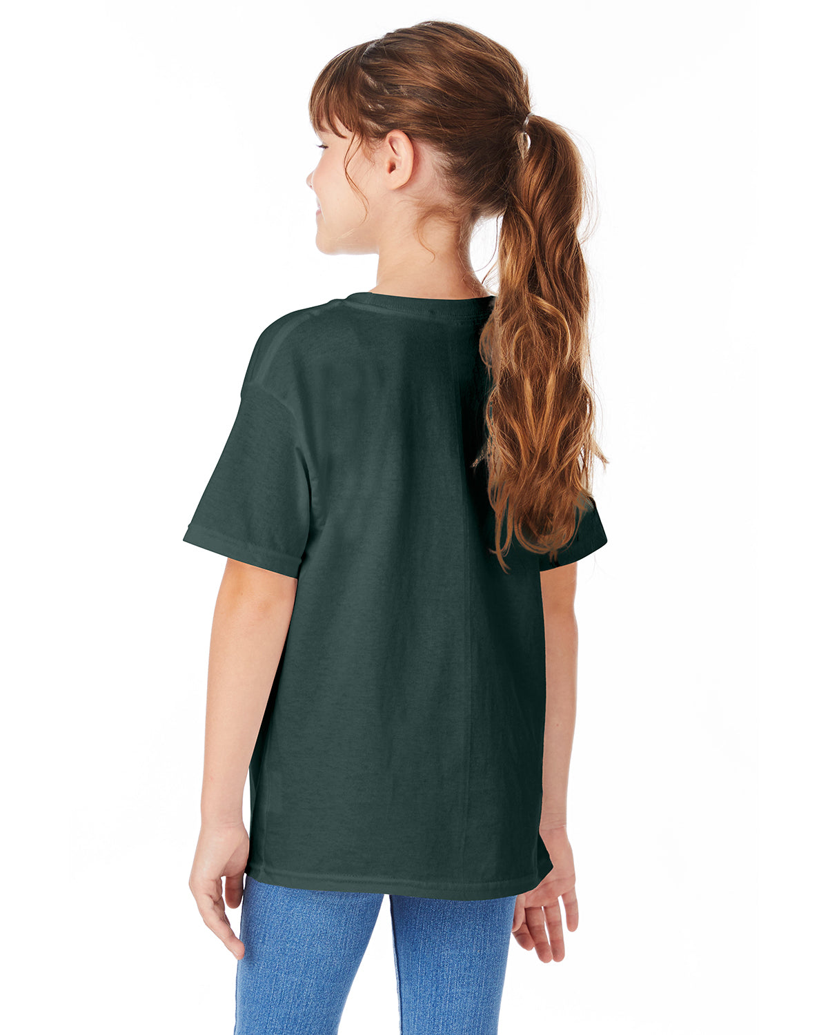 Youth Short Sleeve Essential-T - Athletic Dk Green