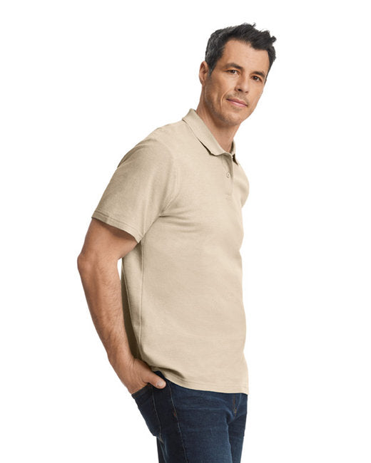 Softstyle Unisex Pique Polo - Sand