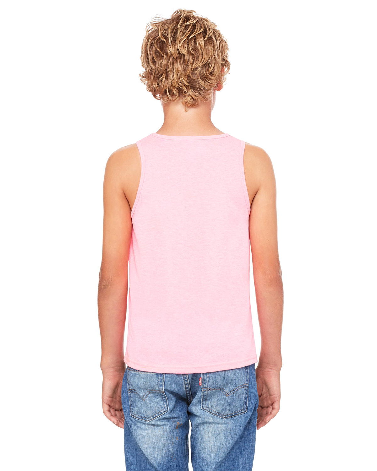 Youth Jersey Tank - Neon Pink