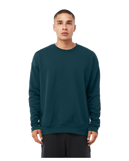 Unisex Drop Shoulder Fleece - Atlantic