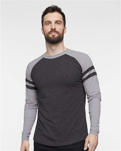 LAT 6934 Vintage Smoke/ Vintage Heather — on model front