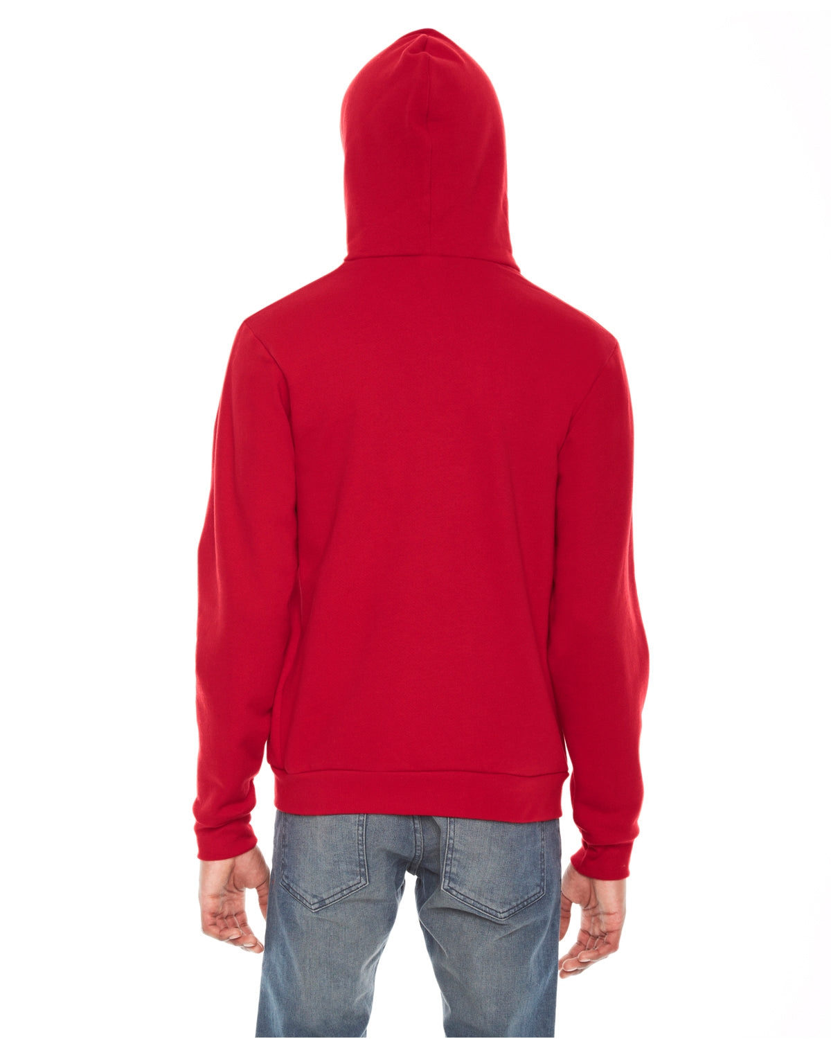 Unisex Flex Fleece Zip Hoodie - Red