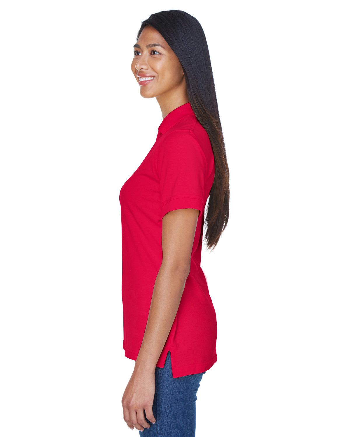 Women's Classic Piqué Polo - Red