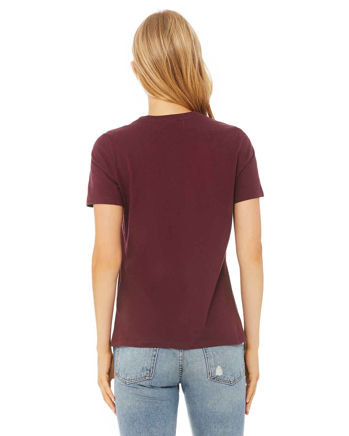 Women's Relaxed Jersey Short-Sleeve T-Shirt - Maroon