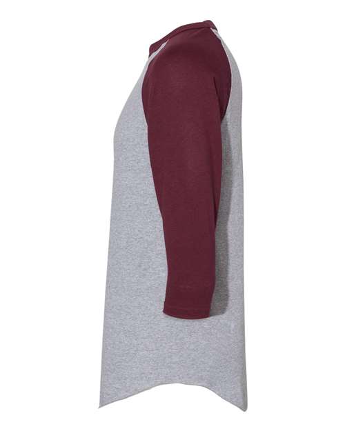 Augusta Sportswear 4420 Athletic Heather/ Maroon — direct side