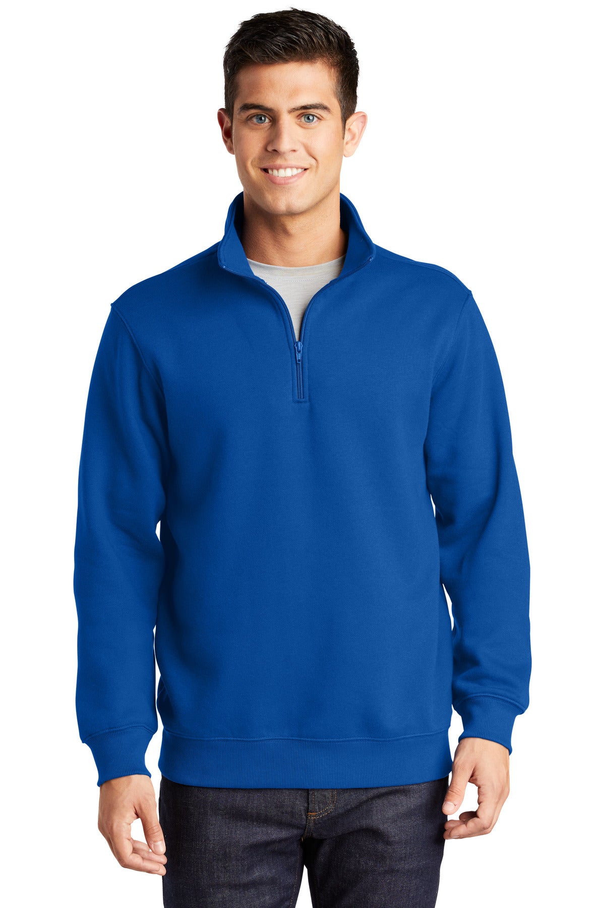 1/4-Zip Sweatshirt - True Royal