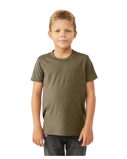 Youth Jersey T-Shirt - Heather Olive
