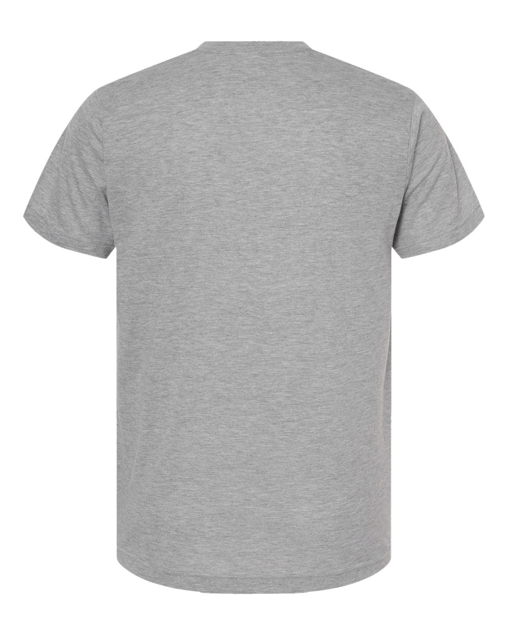 Unisex Poly-Rich V-Neck Tee - Heather Grey
