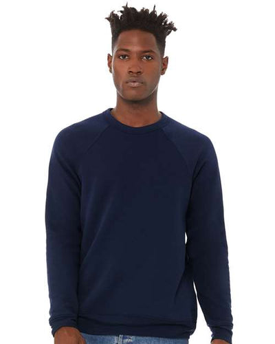 BELLA + CANVAS 3901 Navy — on model front