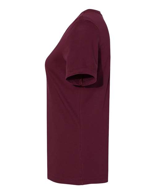 BELLA + CANVAS 6400 Maroon — direct side
