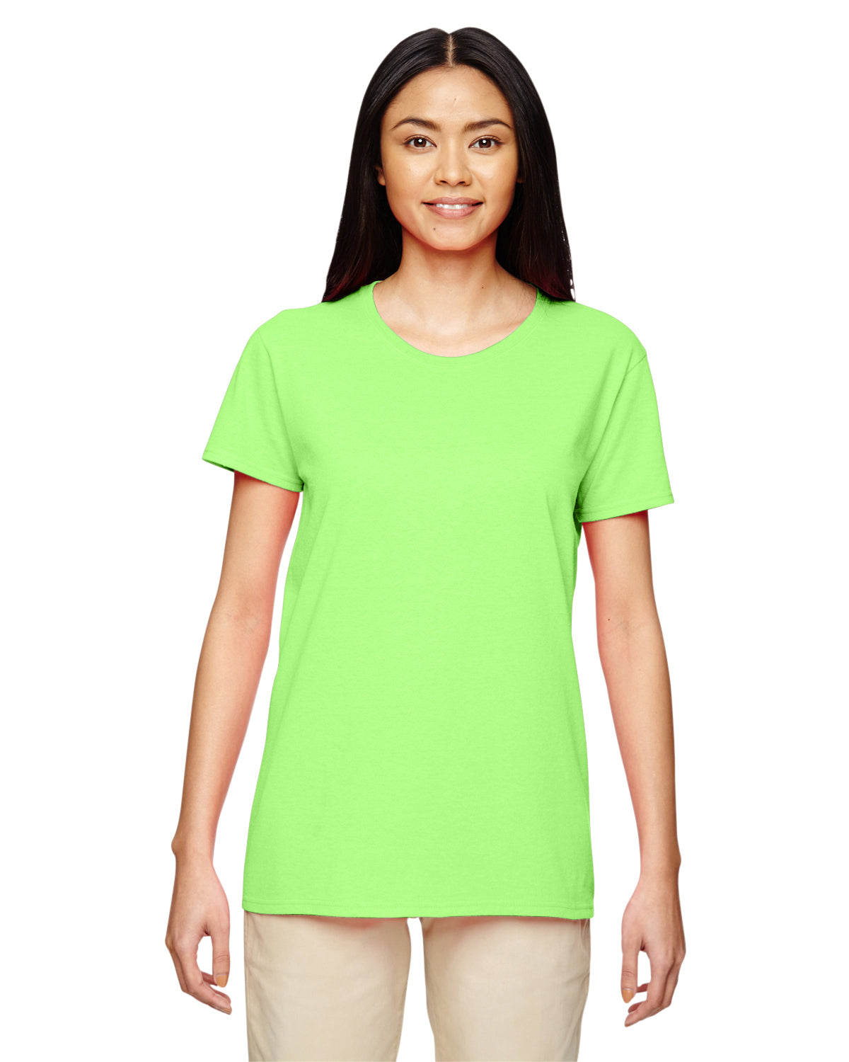 Women's Heavy Cotton™ T-Shirt - Neon Green