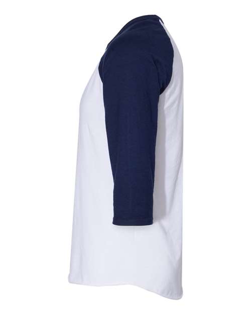 JERZEES 560RR White/ J. Navy — direct side