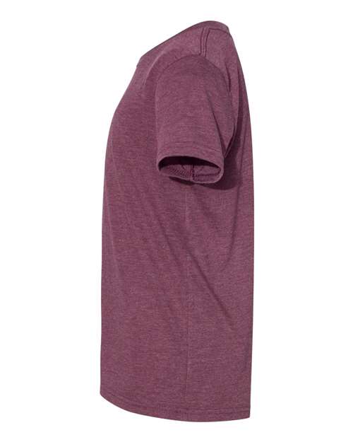 BELLA + CANVAS 3413Y Maroon Triblend — direct side