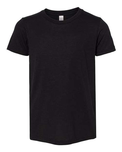 BELLA + CANVAS 3413Y Solid Black Triblend — front