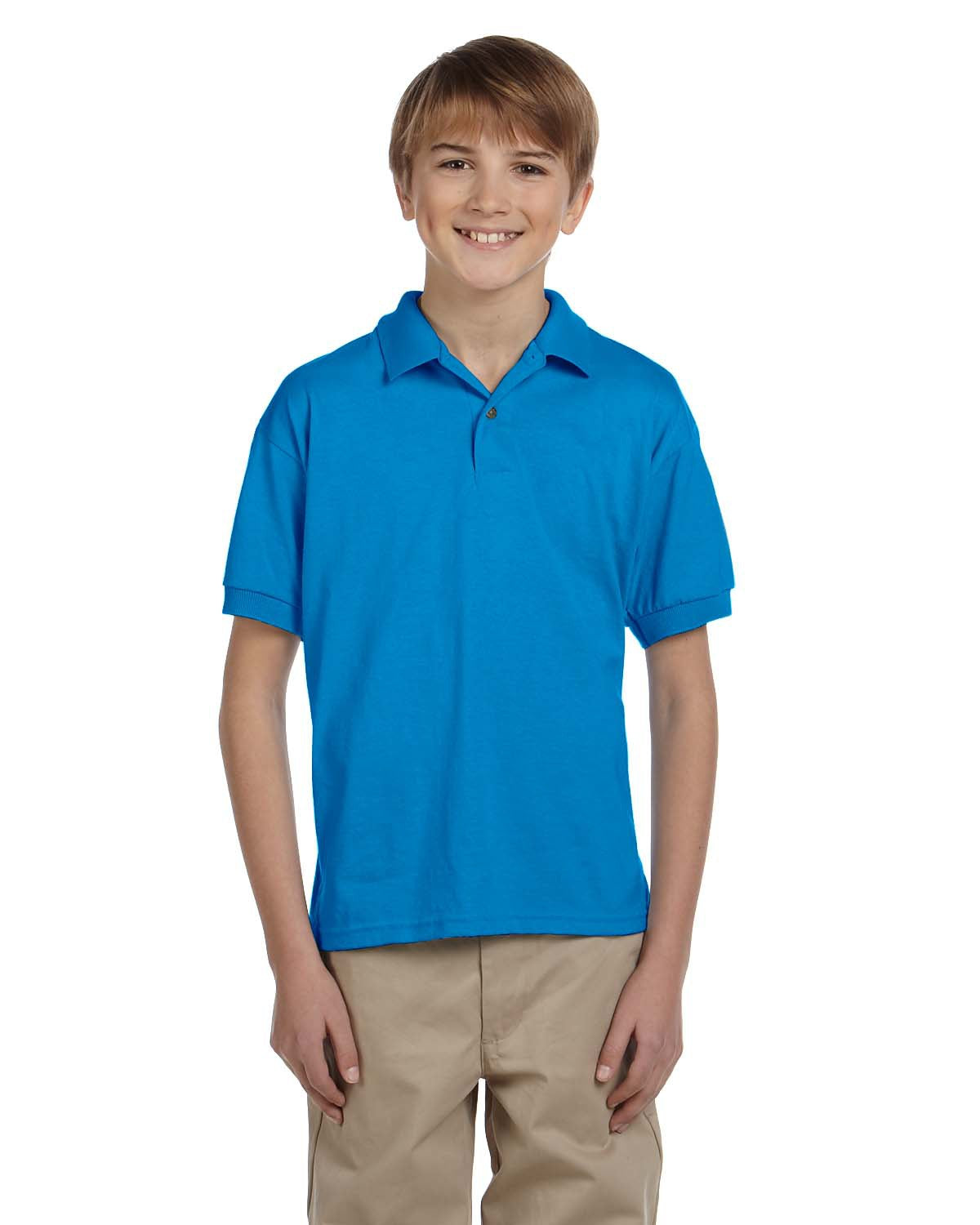Youth 50/50 Jersey Polo - Sapphire