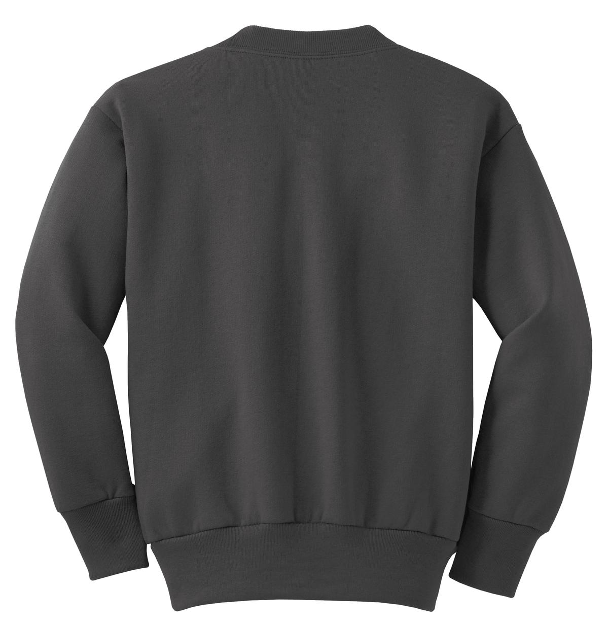 Youth Core Fleece Crewneck Sweatshirt - Charcoal