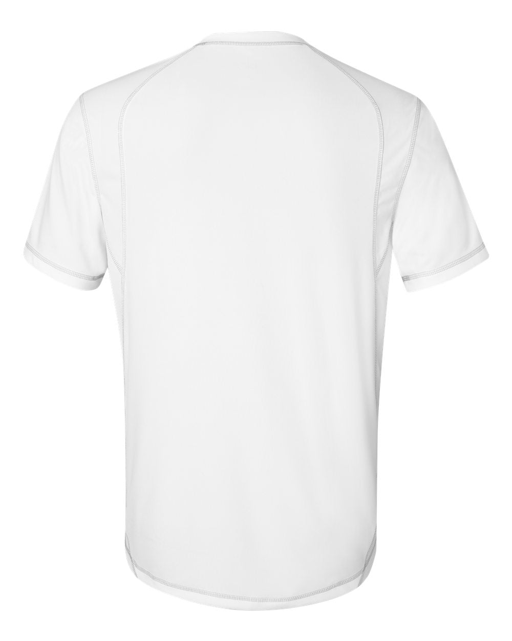 Pieced Interlock T-Shirt - White / Gray