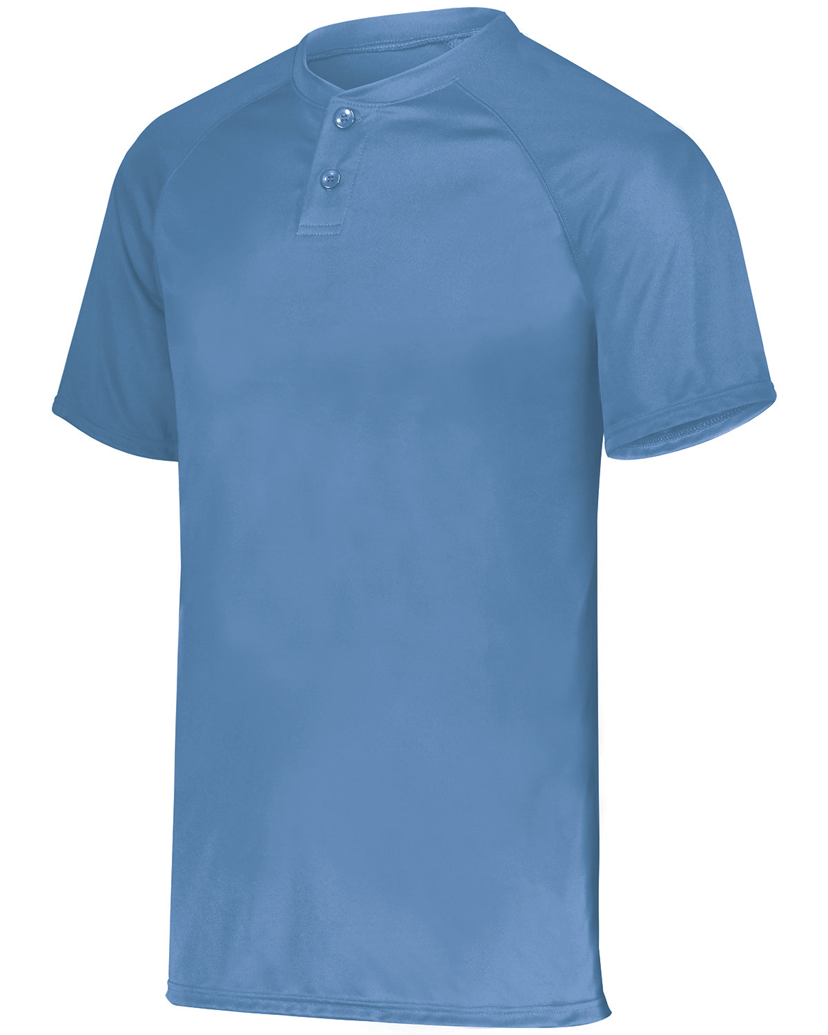 Unisex Attain 2-Button Baseball Jersey - Power Blue