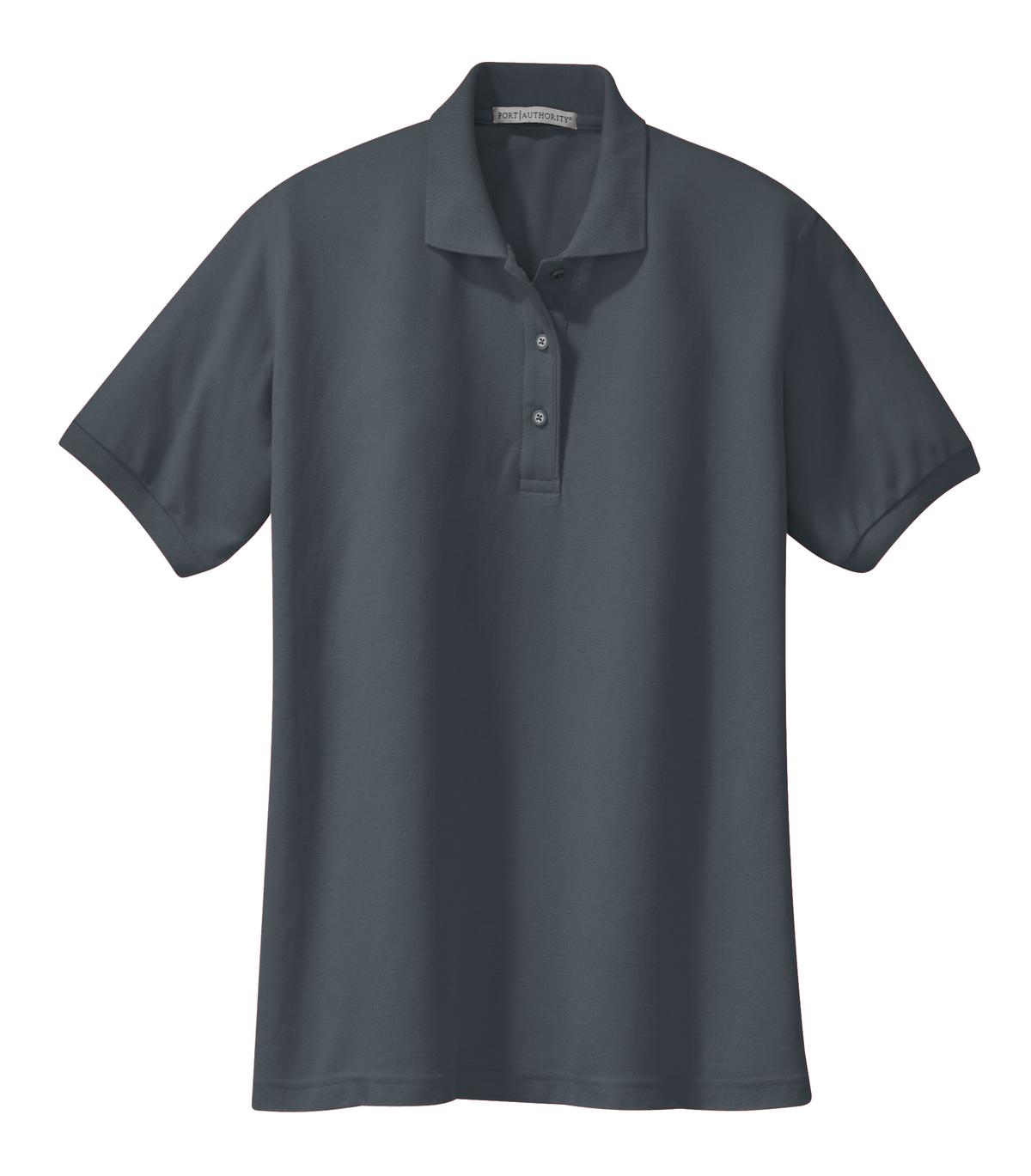 Women's Silk Touch Polo - Steel Gray