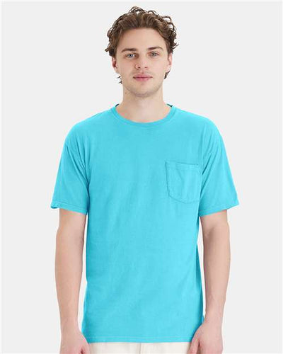 ComfortWash by Hanes GDH150 Freshwater — on model front