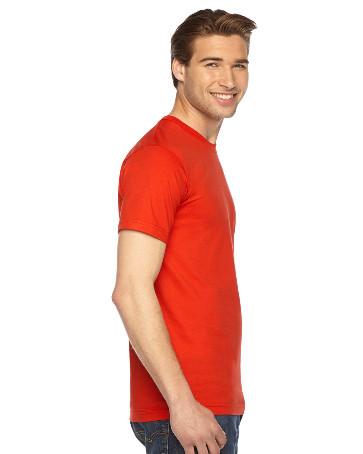 Unisex Fine Jersey Short-Sleeve T-Shirt - Orange