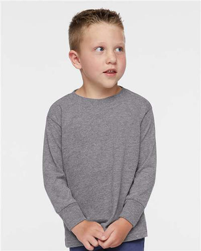 Rabbit Skins 3302 Granite Heather — on model front