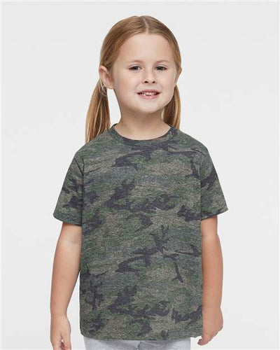 Rabbit Skins 3321 Vintage Camo — on model front