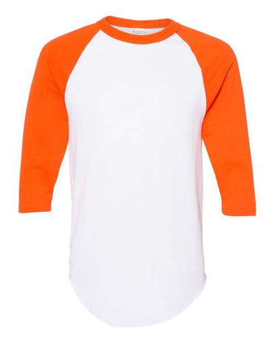 Augusta Sportswear 4420 White/ Orange — front