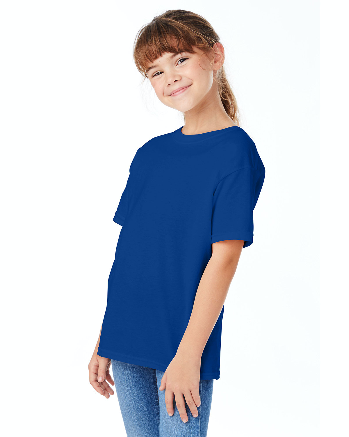 Youth Short Sleeve Essential-T - Deep Royal