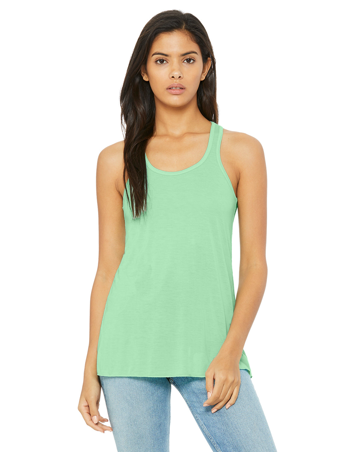 Women's Flowy Racerback Tank - Mint