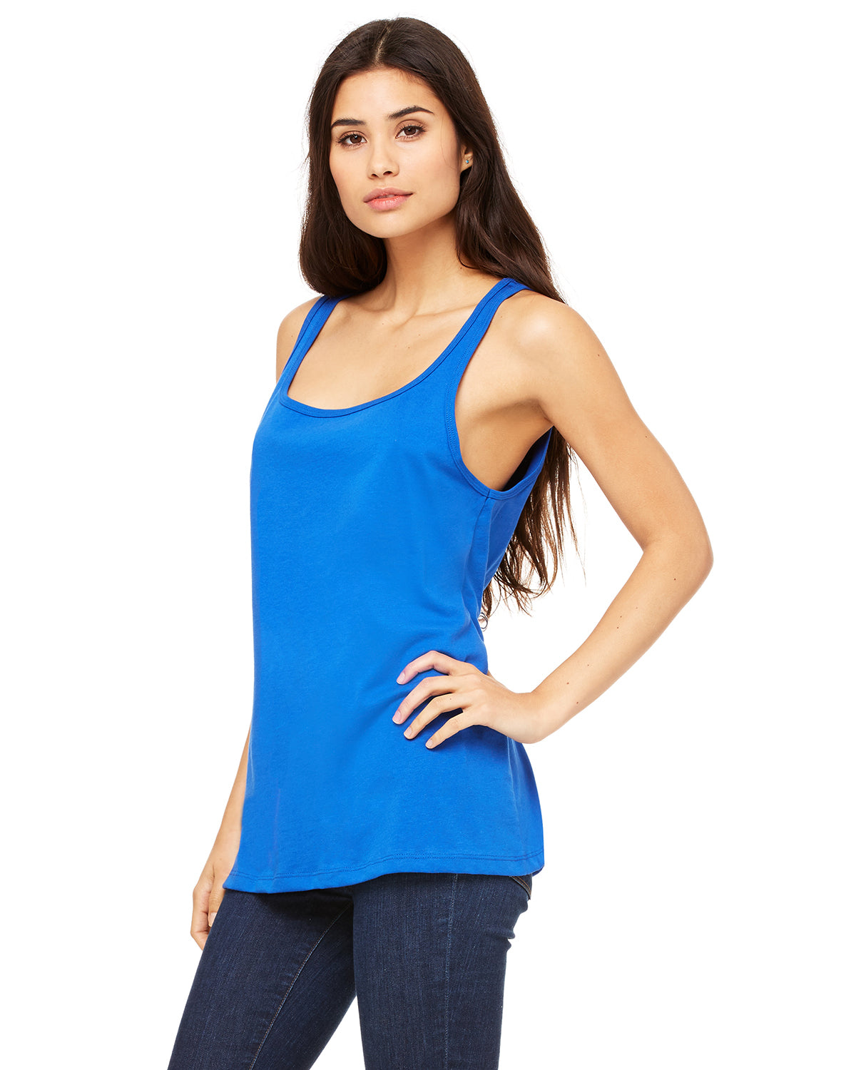 Women's Relaxed Jersey Tank - True Royal