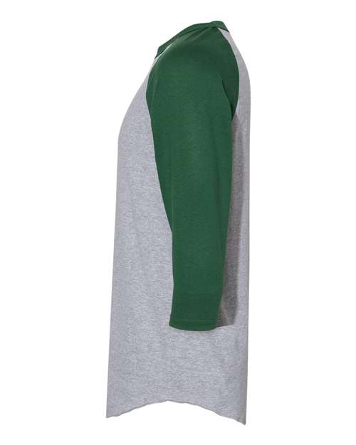 Augusta Sportswear 4420 Athletic Heather/ Dark Green — direct side