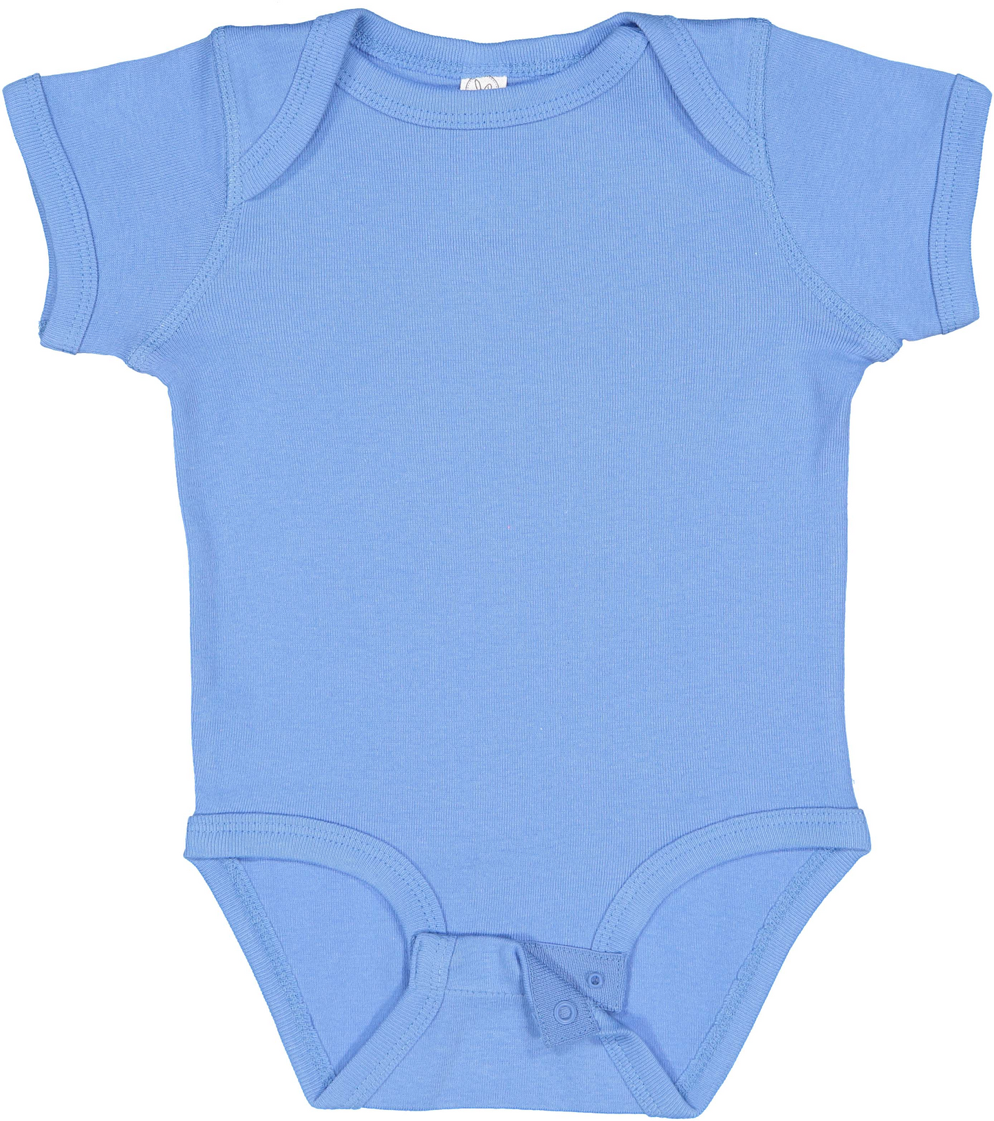Infant Baby Rib Bodysuit - Carolina Blue