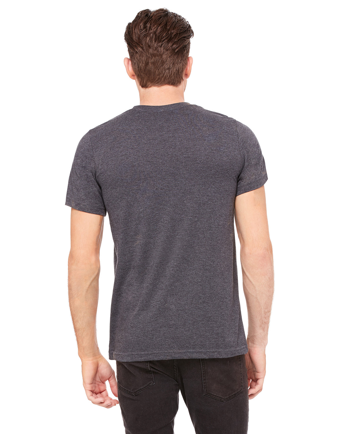 Men's Jersey Short-Sleeve Pocket T-Shirt - Heather Dark Gray / Black