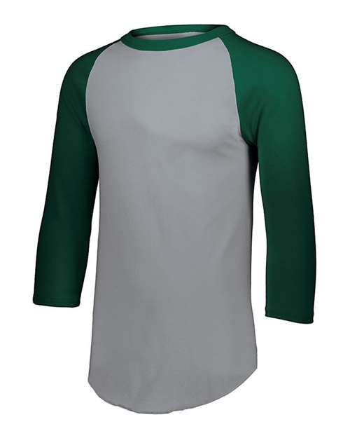 Augusta Sportswear 4421 Athletic Heather/ Dark Green — front