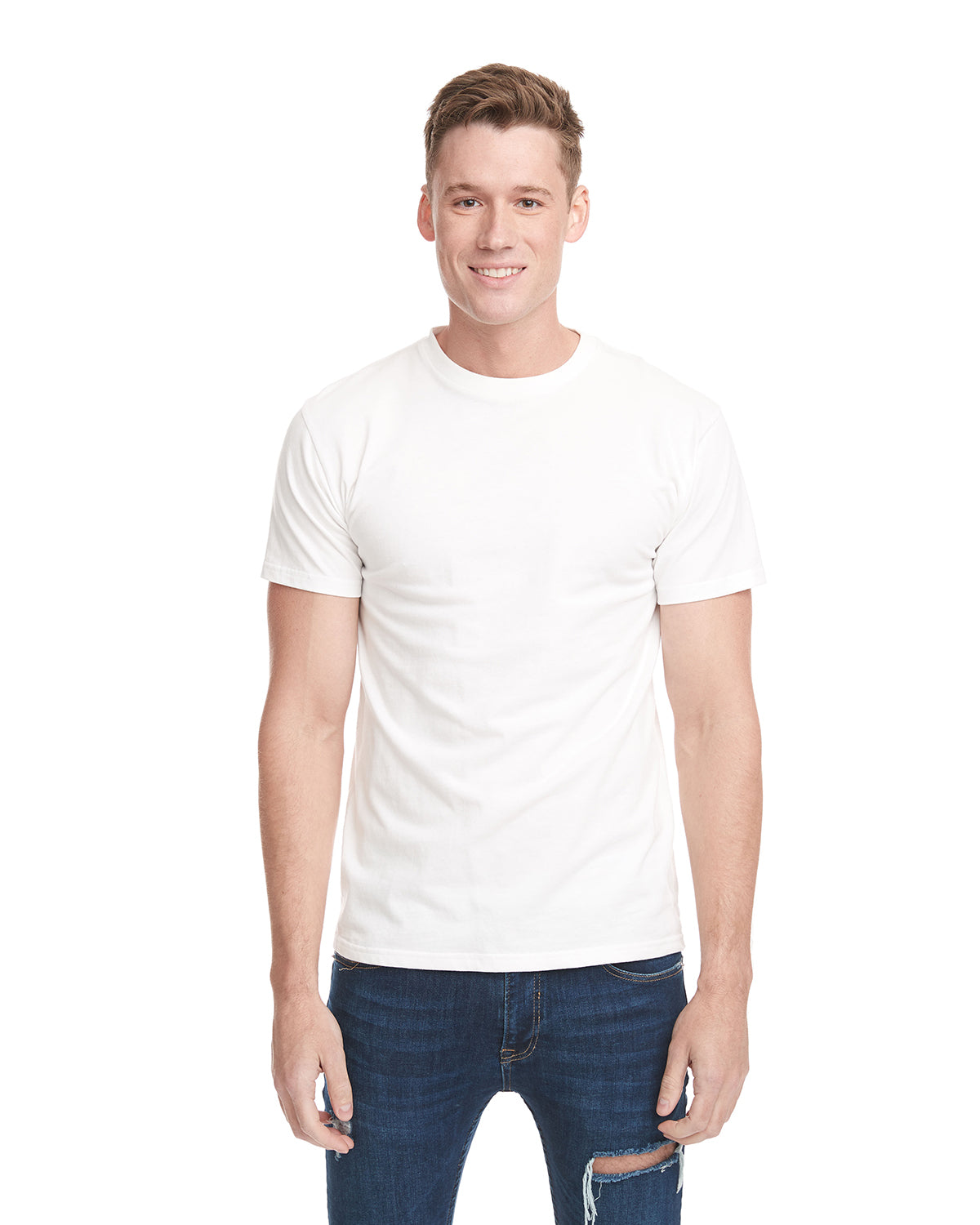 Unisex Inspired Dye Crew - White
