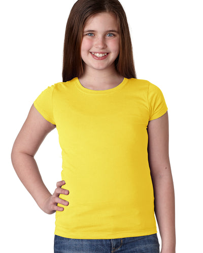 Youth Girls��� Princess T-Shirt - Vibrant Yellow