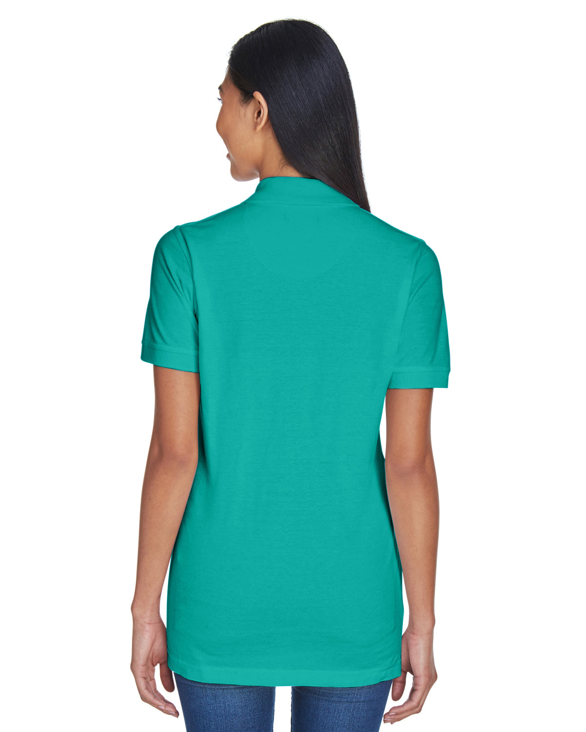 Women's Classic Piqué Polo - Jade