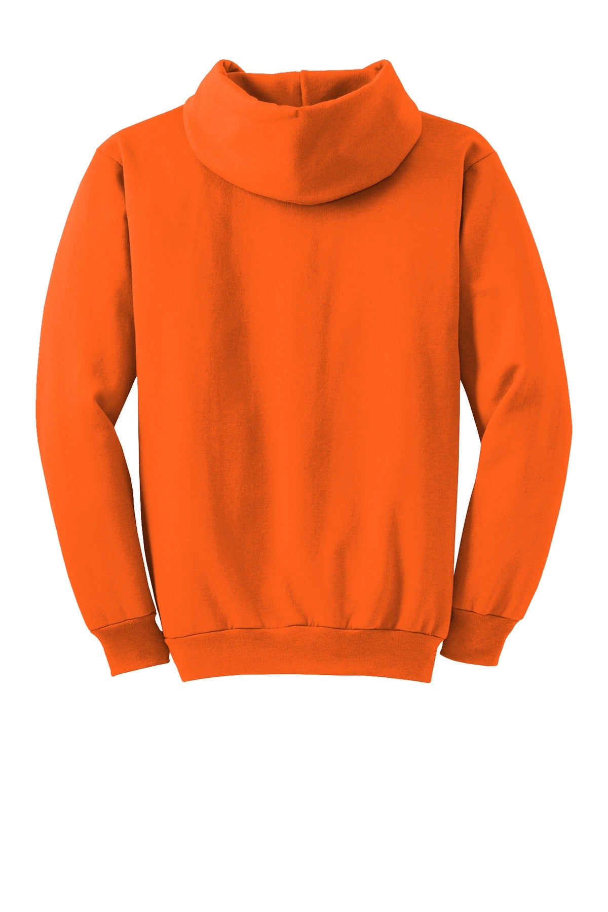 Unisex Essential Fleece Pullover Hoodie - Safety Orange