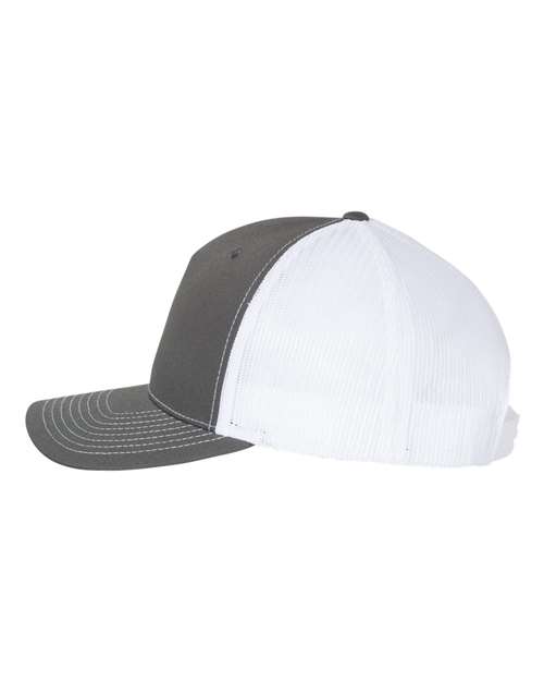 Richardson 112FP Charcoal/ White — direct side