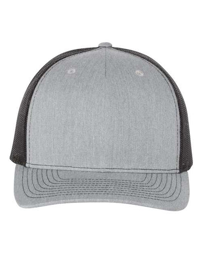 Richardson 112FP Heather Grey/ Black — front