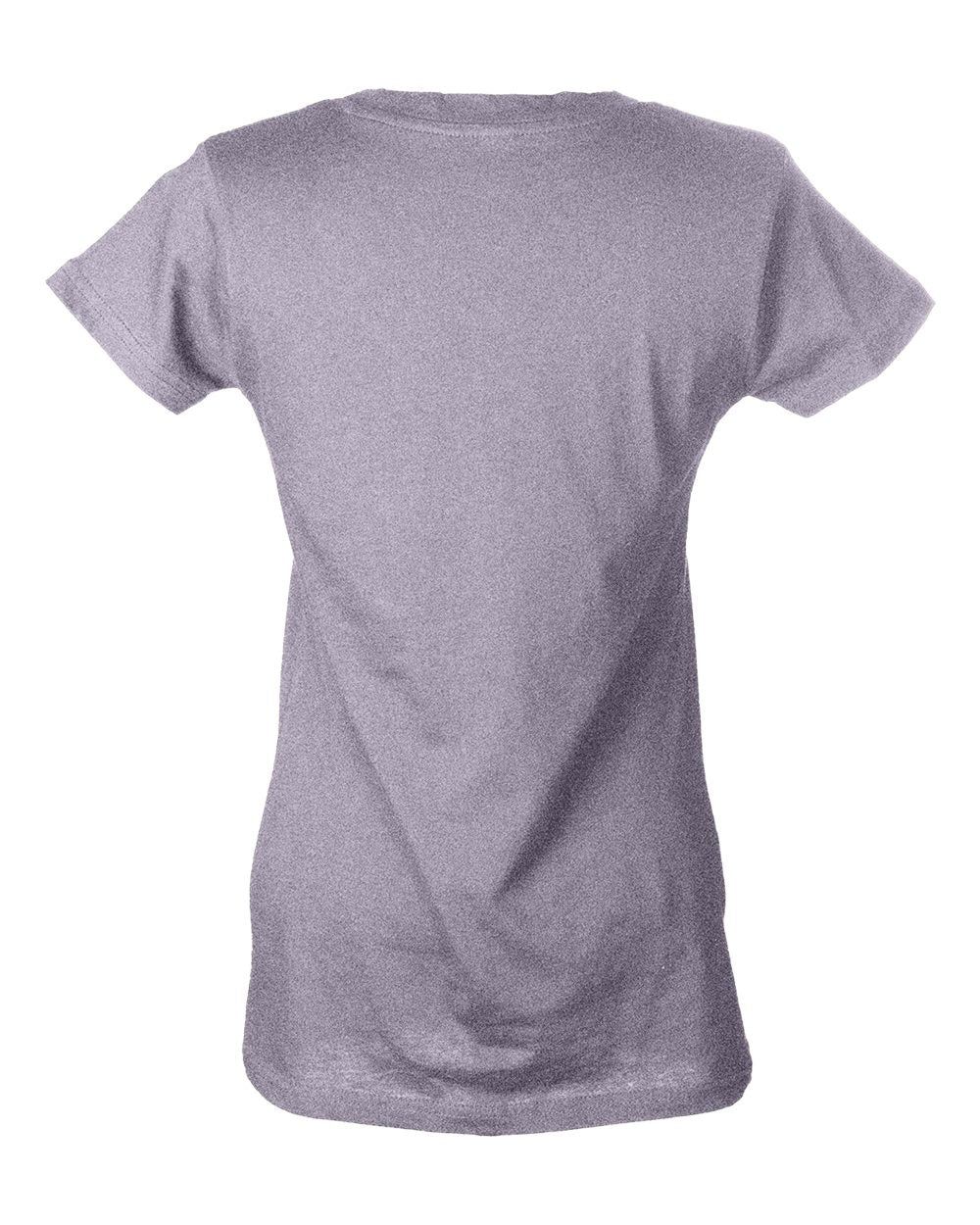 Women's Slim Fit Fine Jersey V-Neck - Heather Grey