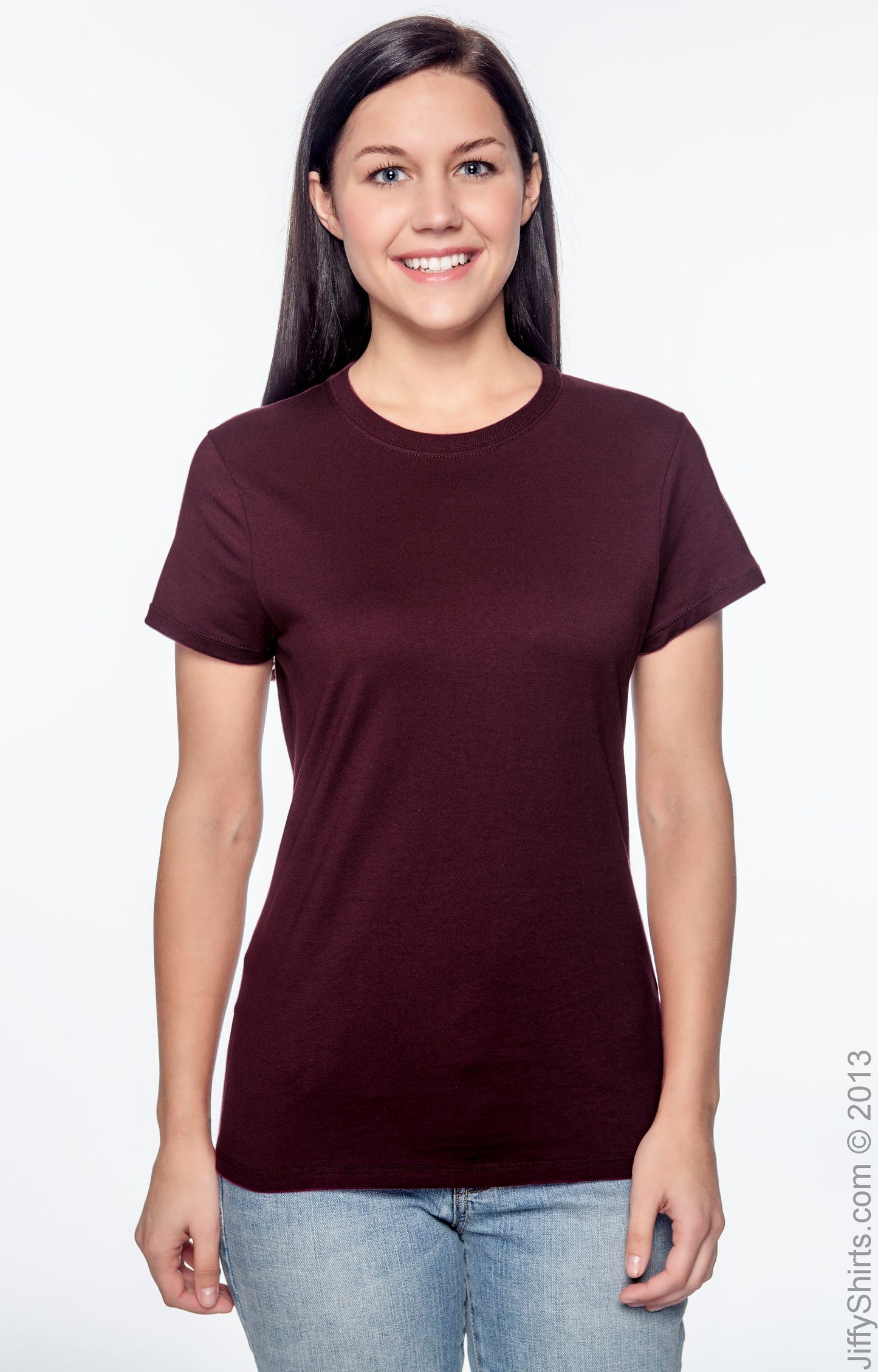 Women's Perfect-T Short Sleeve Tee - Maroon