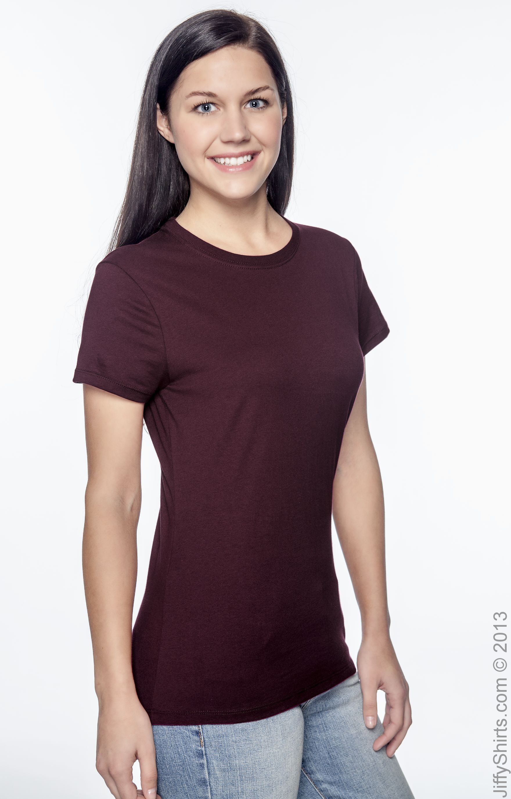 Women's Perfect-T Short Sleeve Tee - Maroon